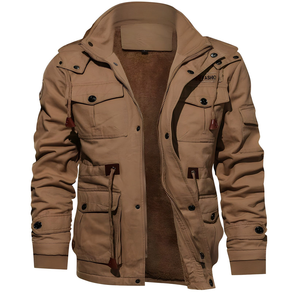 Nacho | Chaqueta Militar Hombre Multibolsillos Forro Interior