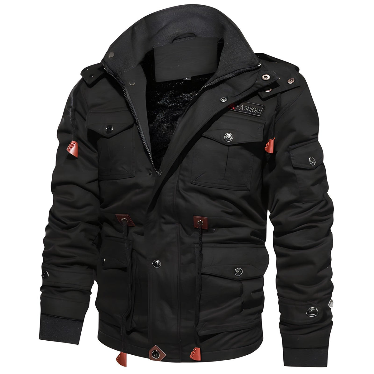 Nacho | Chaqueta Militar Hombre Multibolsillos Forro Interior