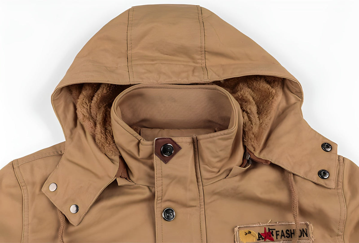 Nacho | Chaqueta Militar Hombre Multibolsillos Forro Interior