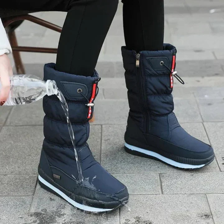 Nahia | Botas de Invierno Impermeables Mujer Acolchadas Caña Alta