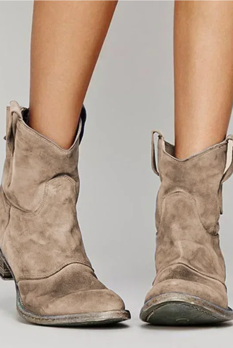 Nerea | Botas Camperas de Ante Mujer Caña Corta