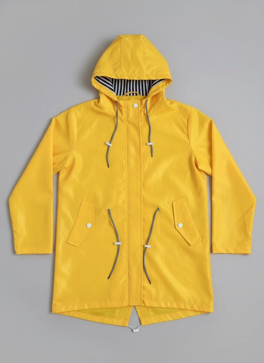 Nerea | Chubasquero Impermeable Mujer con Capucha Ajustable