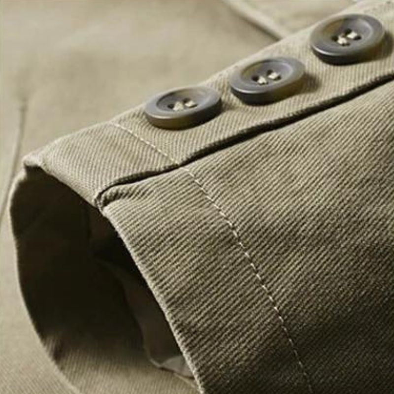 Nicolás | Blazer Hombre de Algodón Cuello Solapa Tres Botones