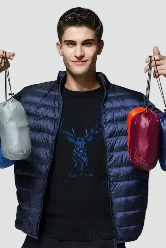 Nicolás | Chaqueta de Plumas Ligera Hombre Ultraligera Compacta