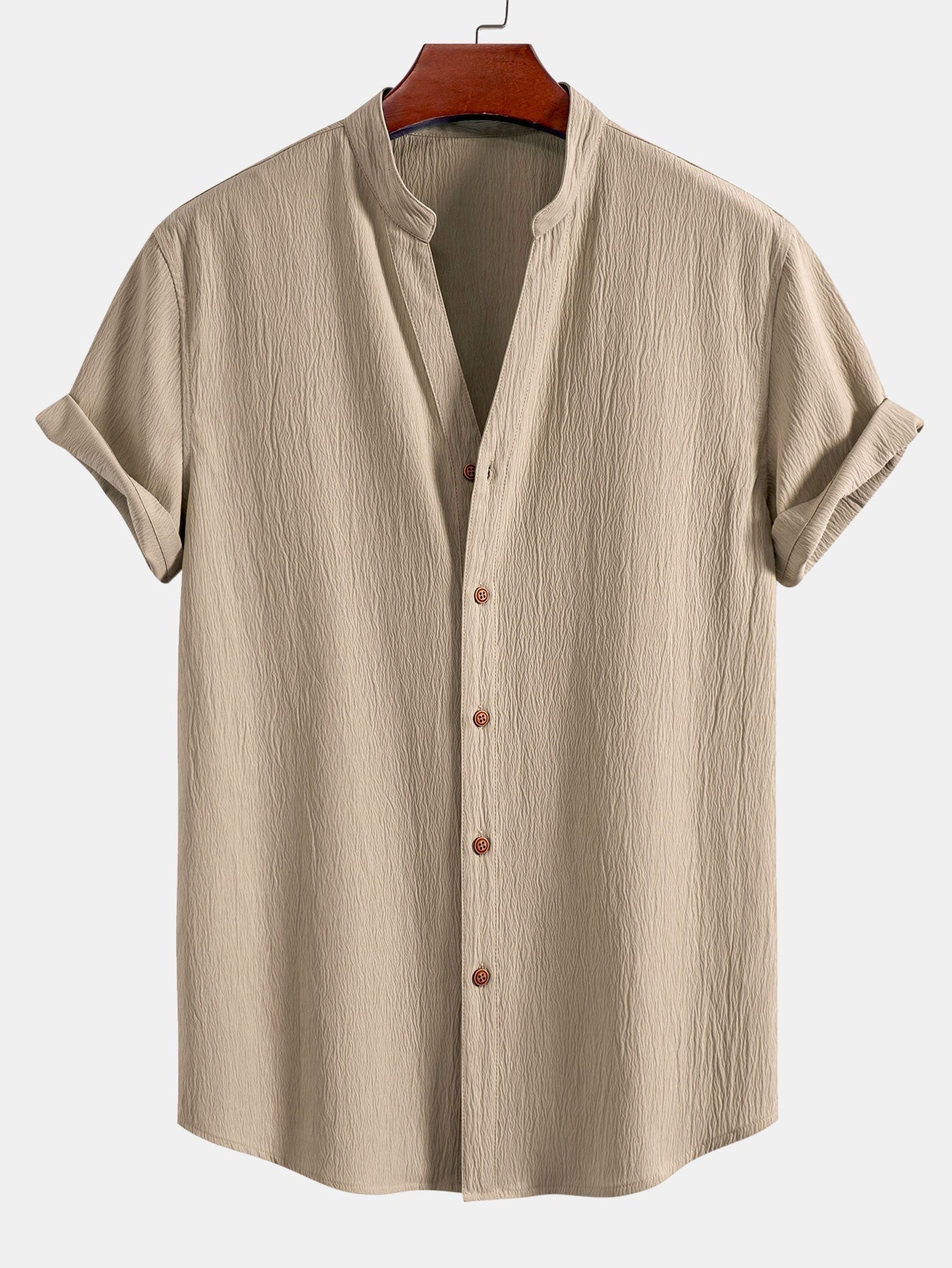 Nicolás | Conjunto Casual de Lino Hombre Camisa Manga Corta