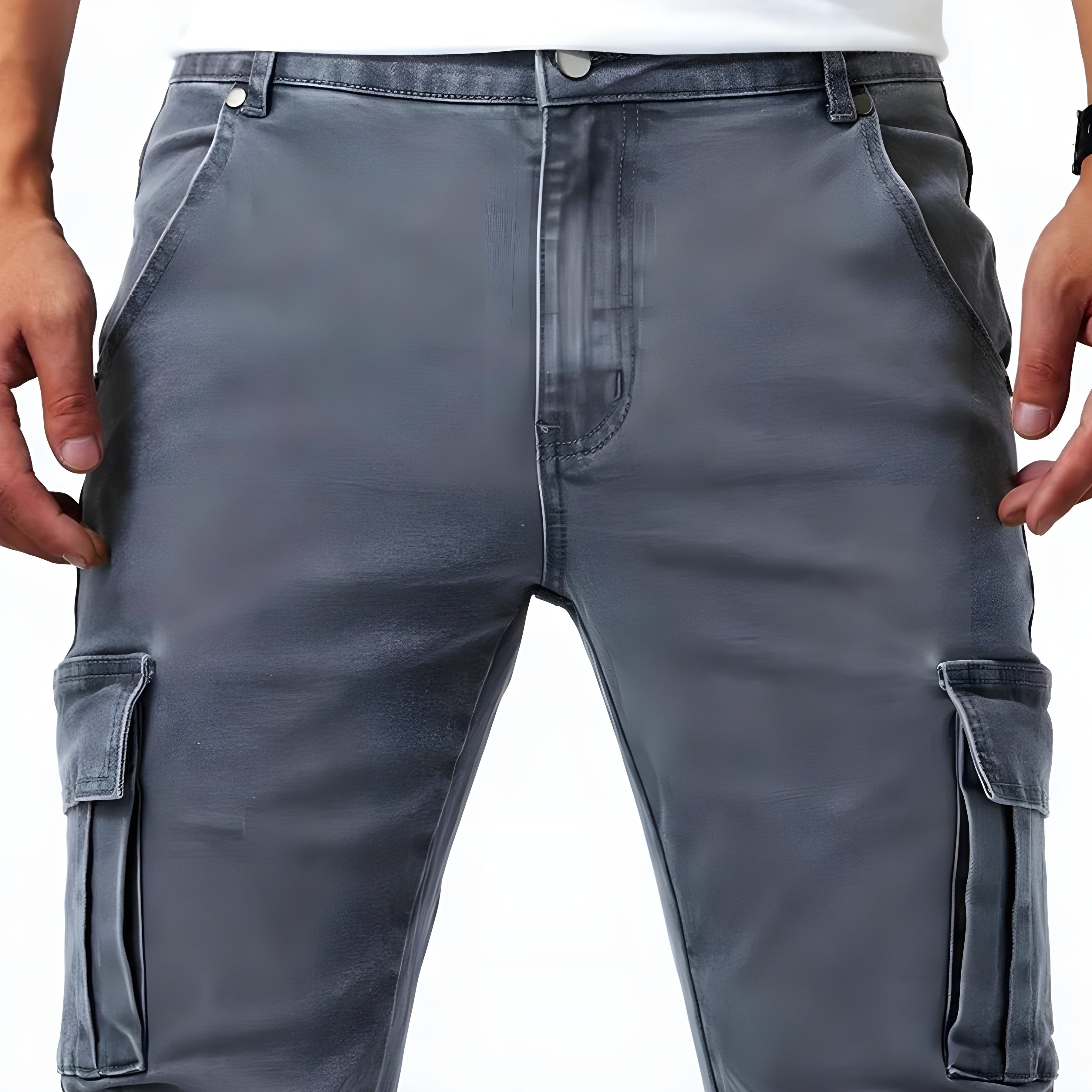 Nicolás | Pantalón Cargo Slim Fit Hombre Múltiples Bolsillos