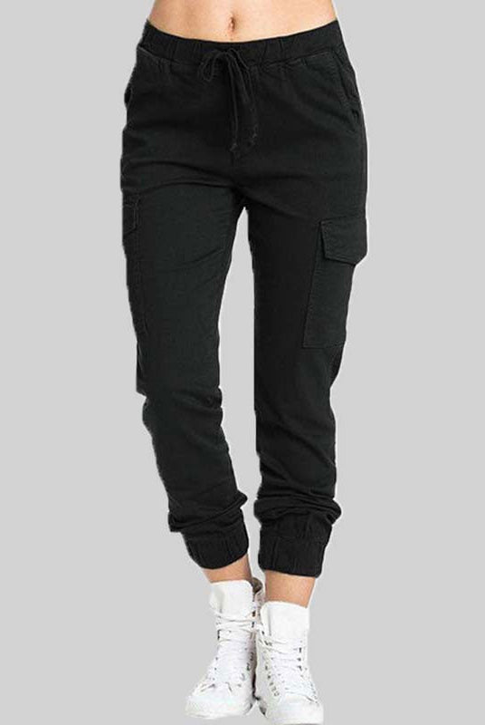 Nuria | Pantalones Cargo Mujer Jogger Cintura Elástica
