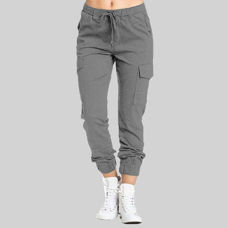 Nuria | Pantalones Cargo Mujer Jogger Cintura Elástica