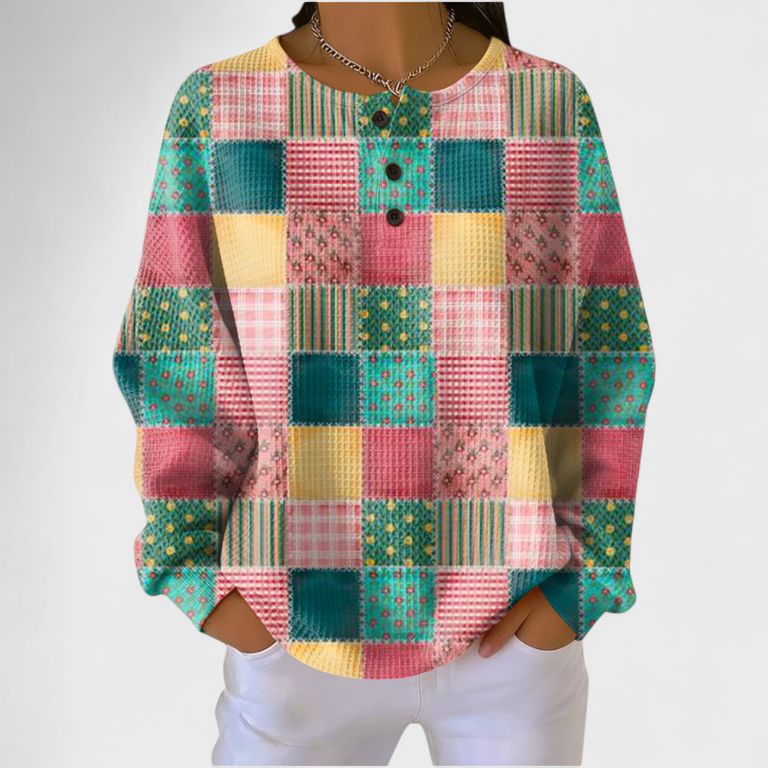 Nuria | Sudadera Navideña de Manga Larga Mujer Estampado Navidad