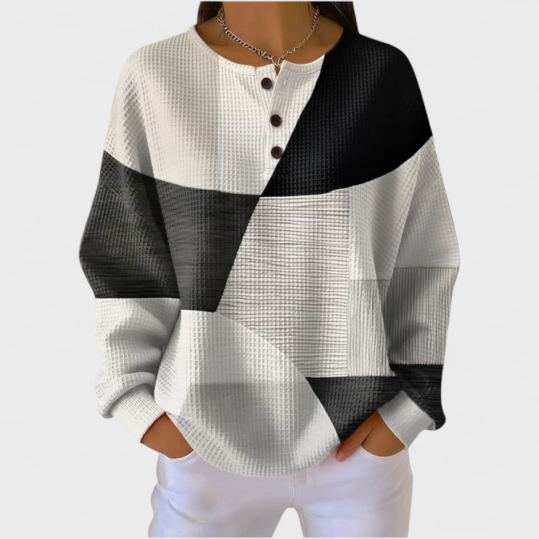 Nuria | Sudadera Navideña de Manga Larga Mujer Estampado Navidad