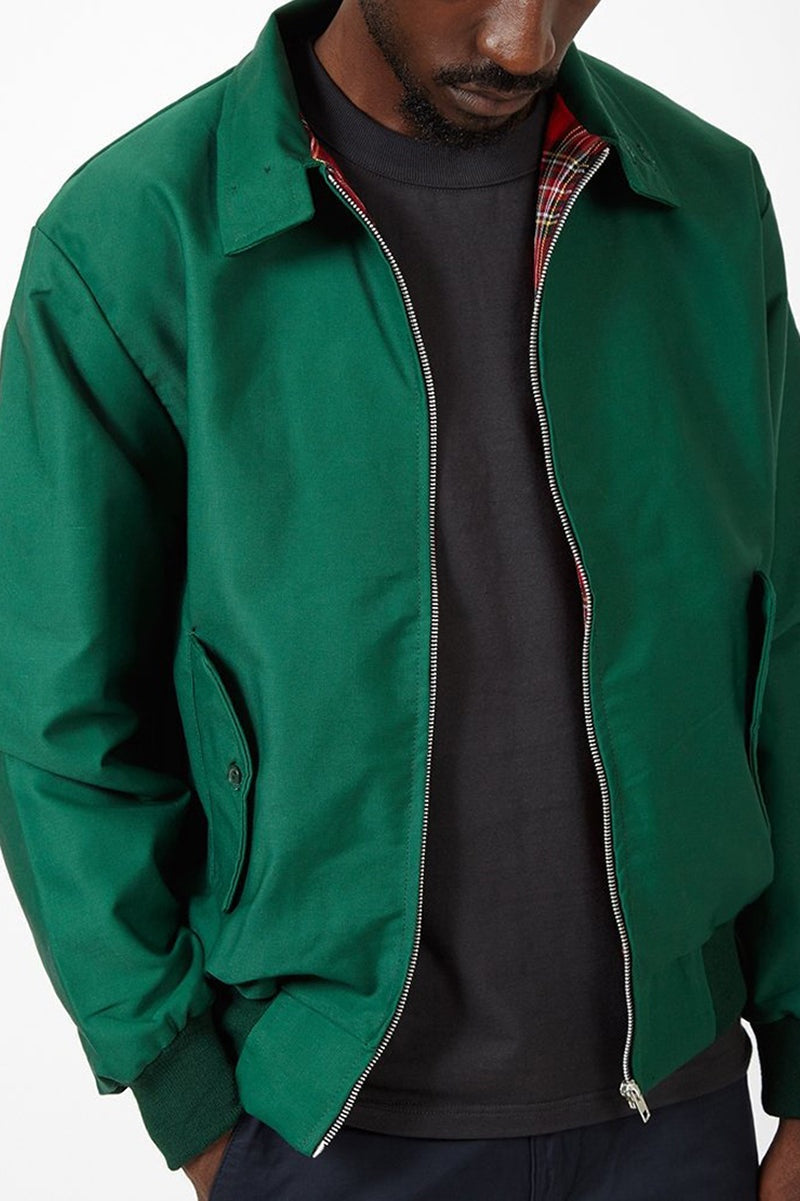 Oriol | Chaqueta Harrington Hombre Forro Tartán Cremallera