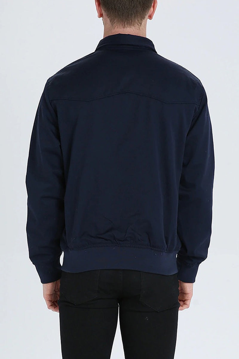 Oriol | Chaqueta Harrington Hombre Forro Tartán Cremallera