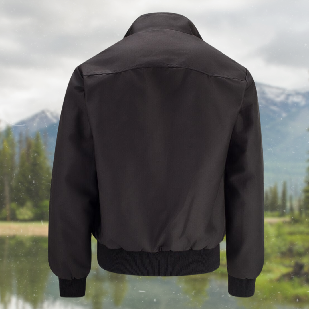 Oriol | Chaqueta Harrington Hombre Forro Tartán Cremallera