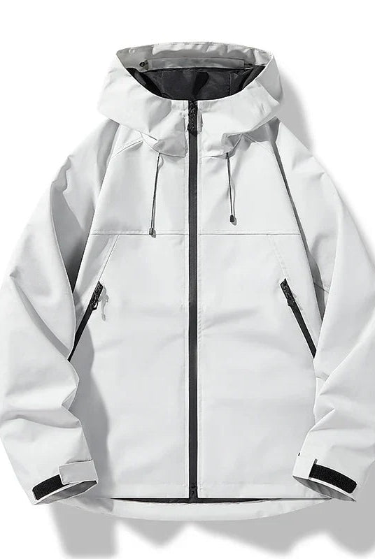 Oriol | Chaqueta Impermeable Cortavientos Hombre con Capucha