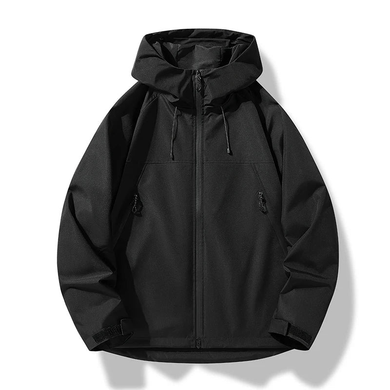 Oriol | Chaqueta Impermeable Cortavientos Hombre con Capucha