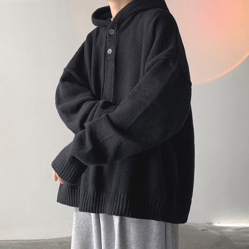Oriol | Sudadera de Punto Oversize con Capucha Hombre