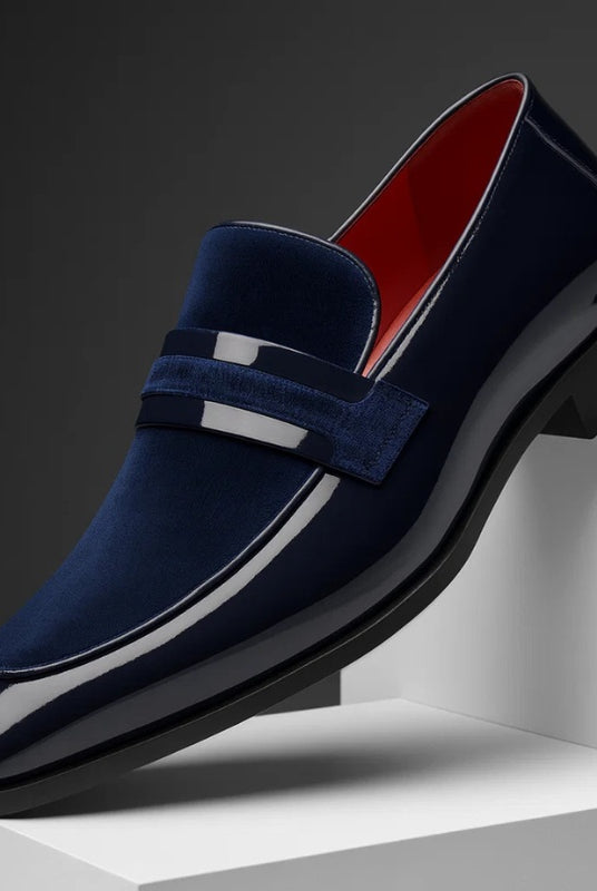 Óscar | Mocasines de Cuero Italiano Hombre Ante