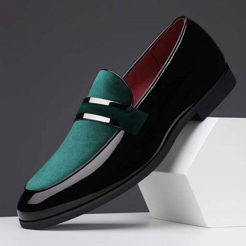 Óscar | Mocasines de Cuero Italiano Hombre Ante