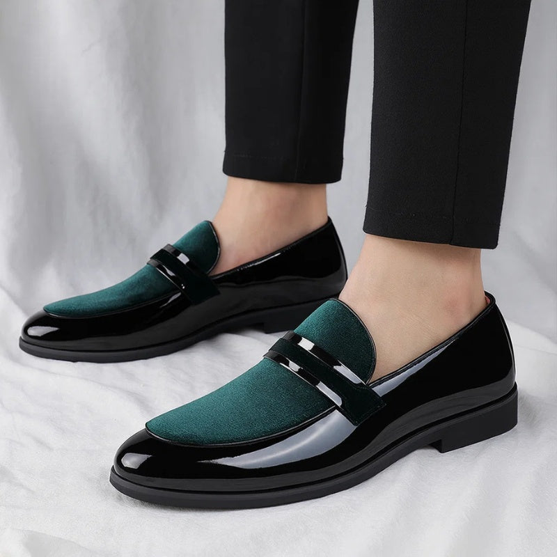 Óscar | Mocasines de Cuero Italiano Hombre Ante