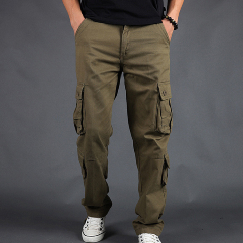 Pablo | Pantalón Cargo de Algodón Hombre Multibolsillos Corte Recto