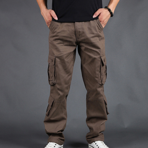 Pablo | Pantalón Cargo de Algodón Hombre Multibolsillos Corte Recto