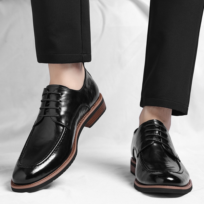 Pablo | Zapatos de Vestir de Cuero Oxford Hombre Cordones