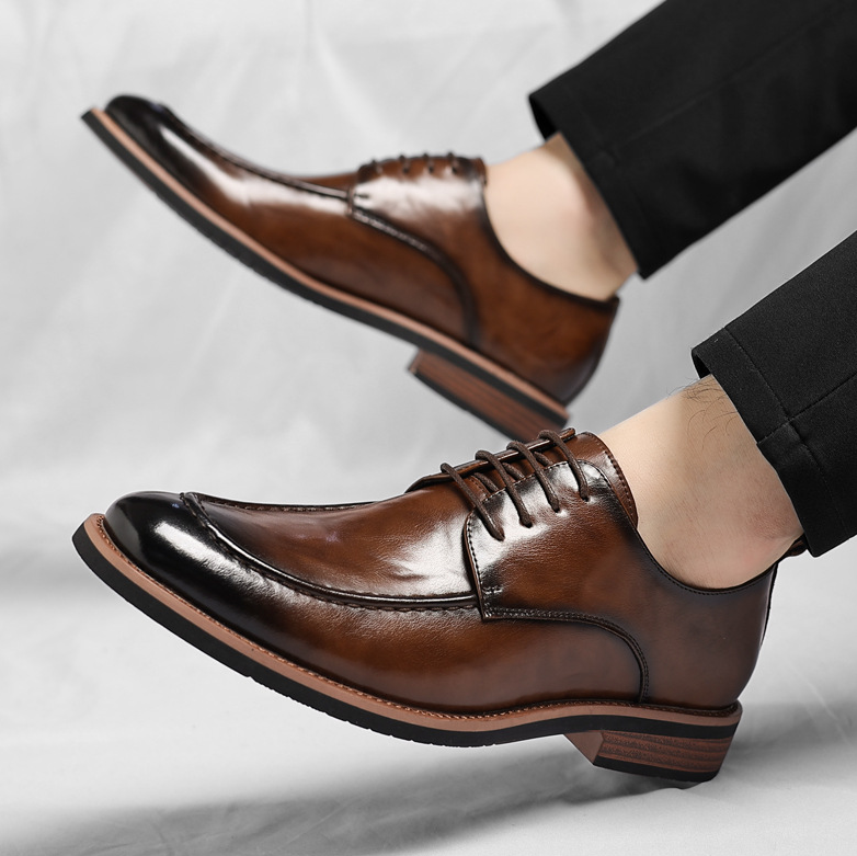 Pablo | Zapatos de Vestir de Cuero Oxford Hombre Cordones