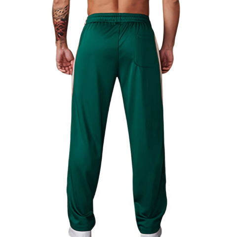 Pau | Pantalón Running Hombre Corte Recto Bandas Laterales