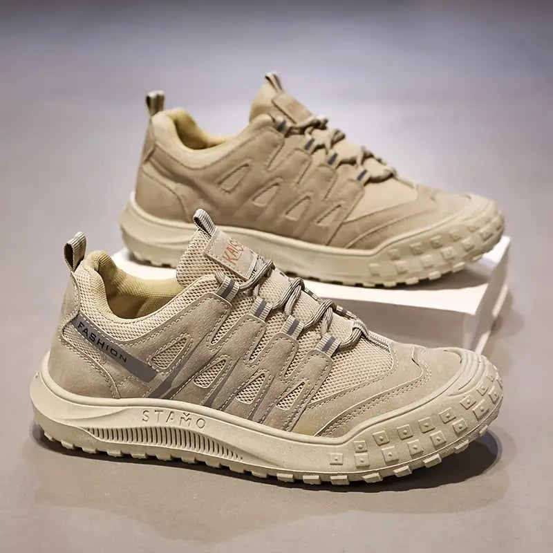 Pau | Zapatillas de Senderismo Hombre Suela Gruesa Cordones