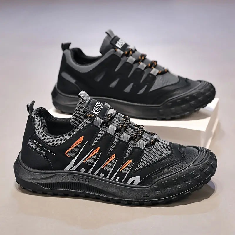 Pau | Zapatillas de Senderismo Hombre Suela Gruesa Cordones