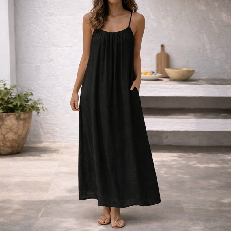 Pilar | Vestido de Novia Sencillo con Espalda Descubierta Mujer Tirantes