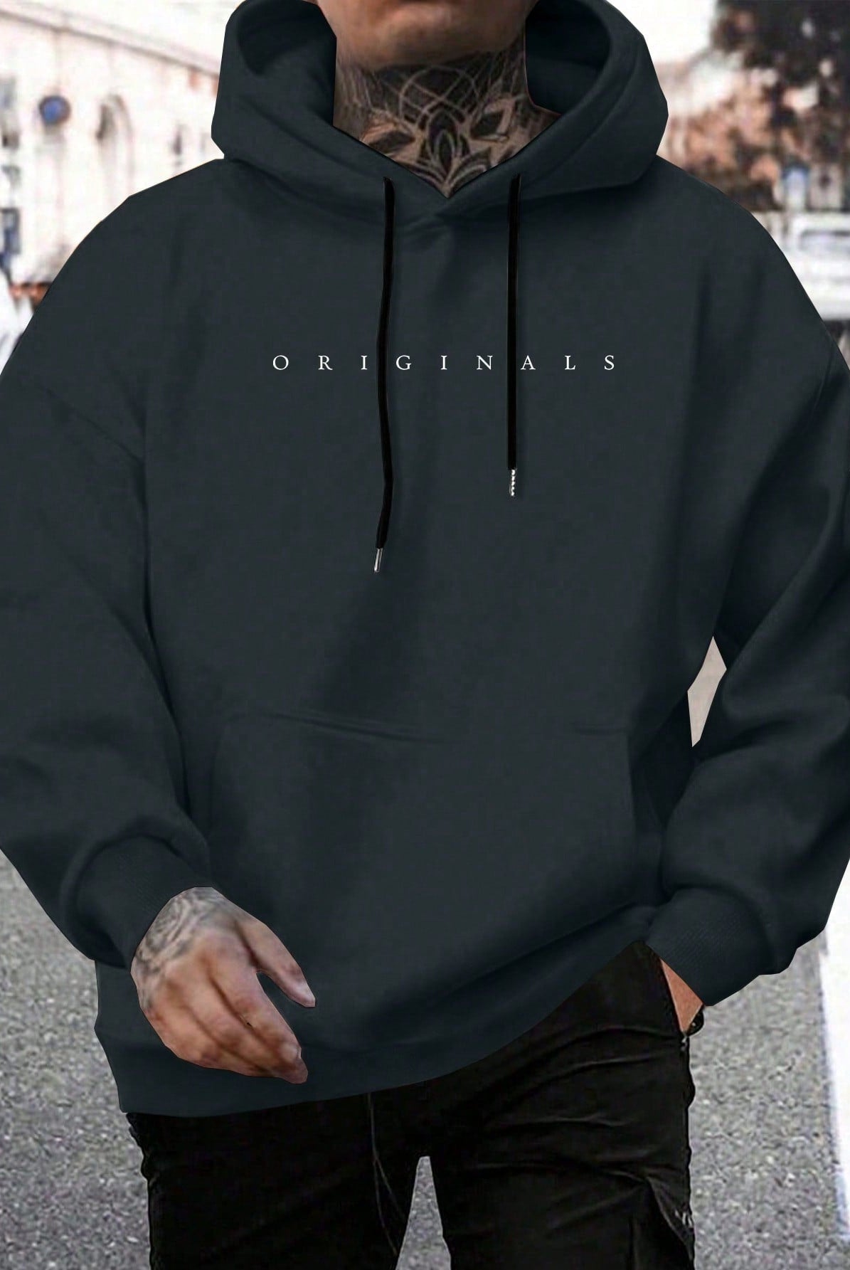 Pol | Sudadera con Capucha Oversize Hombre Bolsillo Canguro