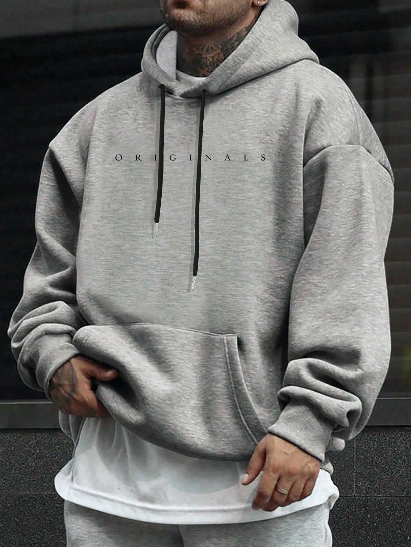 Pol | Sudadera con Capucha Oversize Hombre Bolsillo Canguro