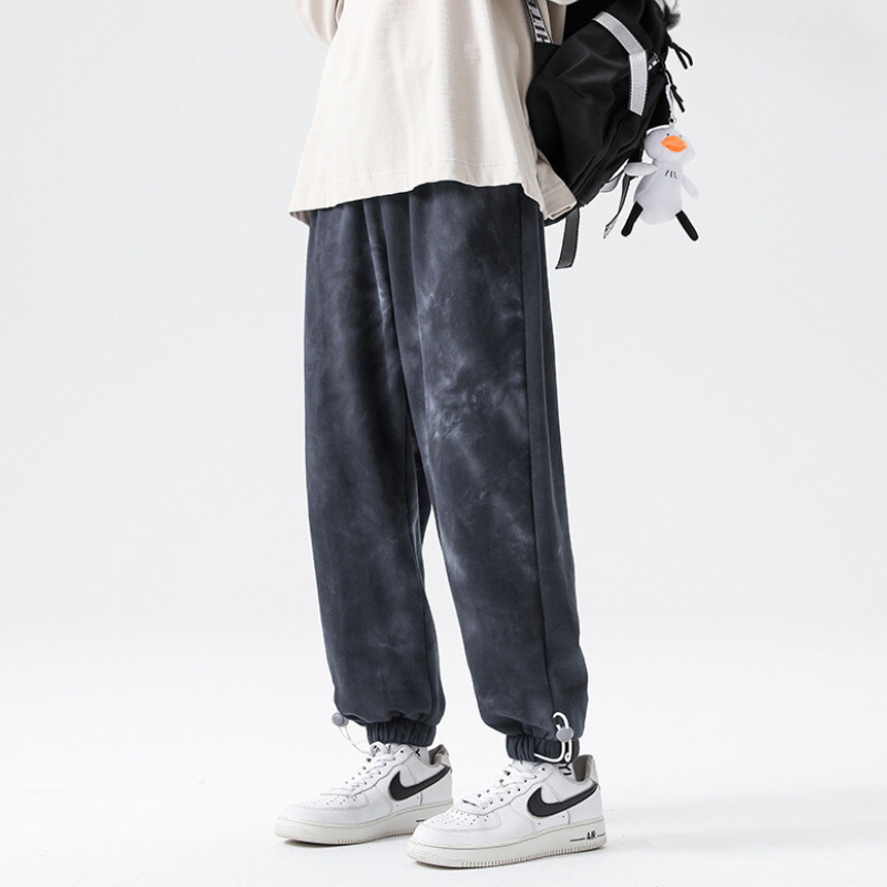 Rafael | Jogger Hombre Acid Wash Algodón Puños Elásticos