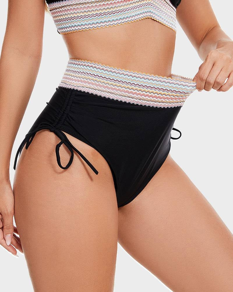 Raquel | Bikini de Cintura Alta Formador Mujer Escote V