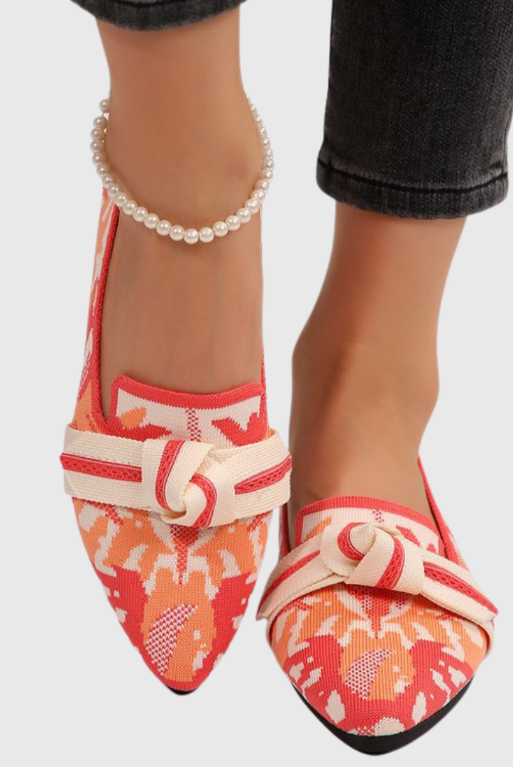 Remedios | Mocasines Estampados Mujer Punta Alargada