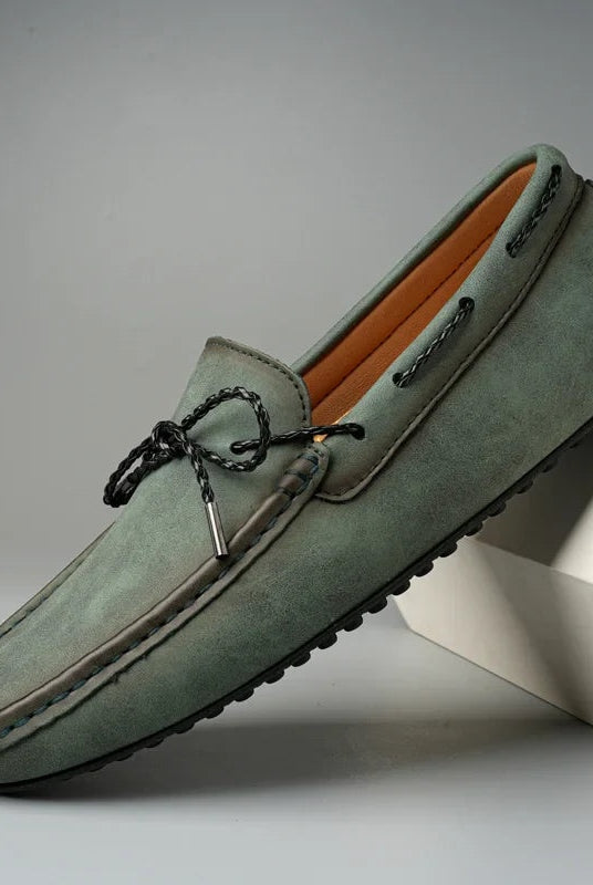 Roberto | Mocasines de Cuero Casual Hombre Suela de Goma