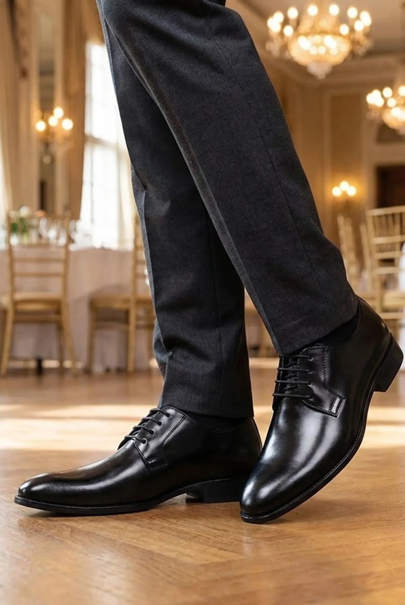Rodrigo | Blucher de Piel Hombre Cordones Punta Redonda