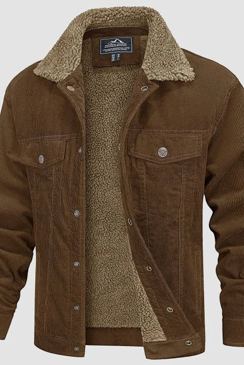 Rodrigo | Chaqueta de Pana con Forro Borreguito Hombre Invierno