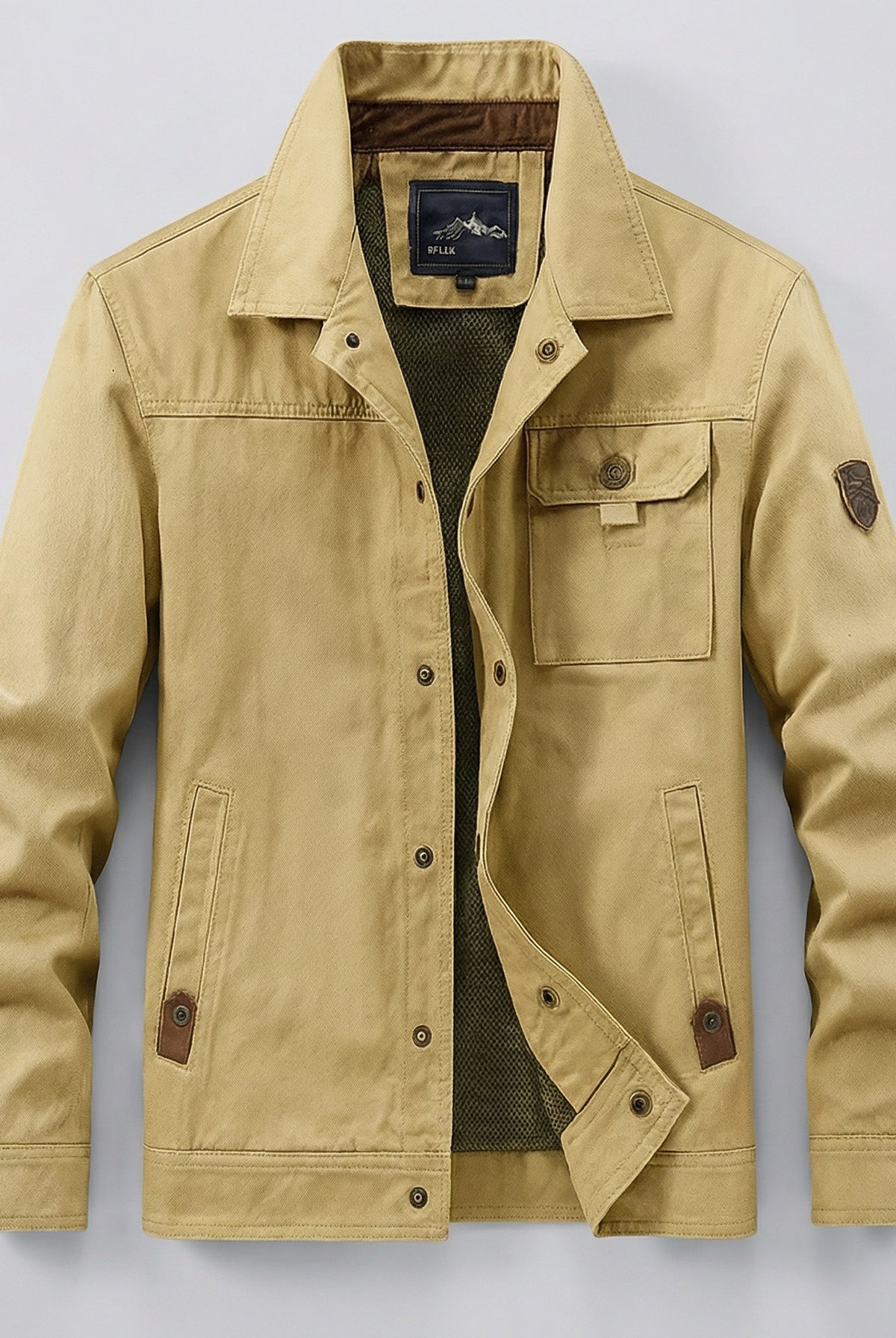 Rodrigo | Chaqueta Militar Hombre de Algodón Utilitaria Multipocket