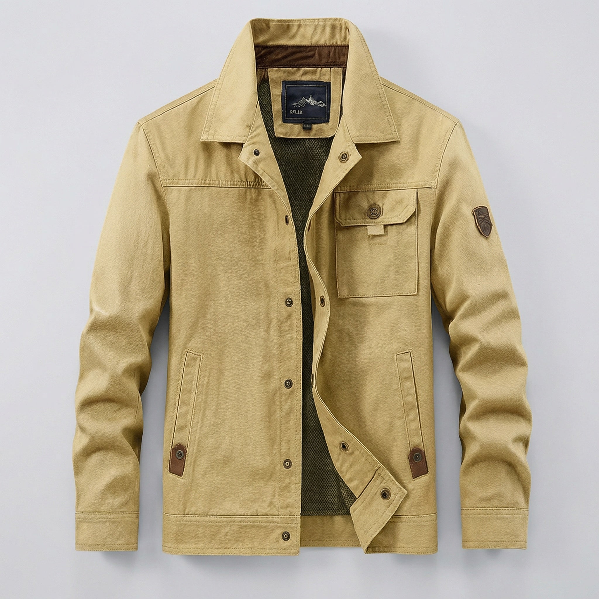 Rodrigo | Chaqueta Militar Hombre de Algodón Utilitaria Multipocket