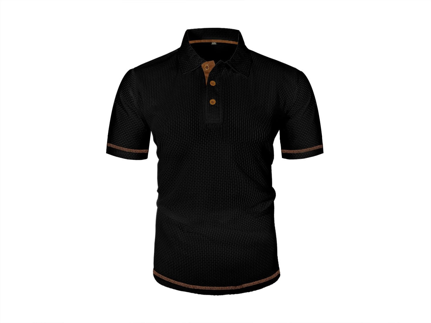 Rodrigo | Polo Blanco Hombre Cuello Clásico Botones Contraste