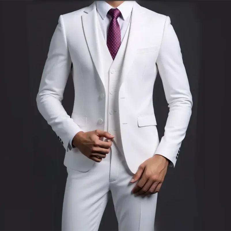 Rodrigo | Traje de Novio de Tres Piezas Slim Fit Hombre con Chaleco