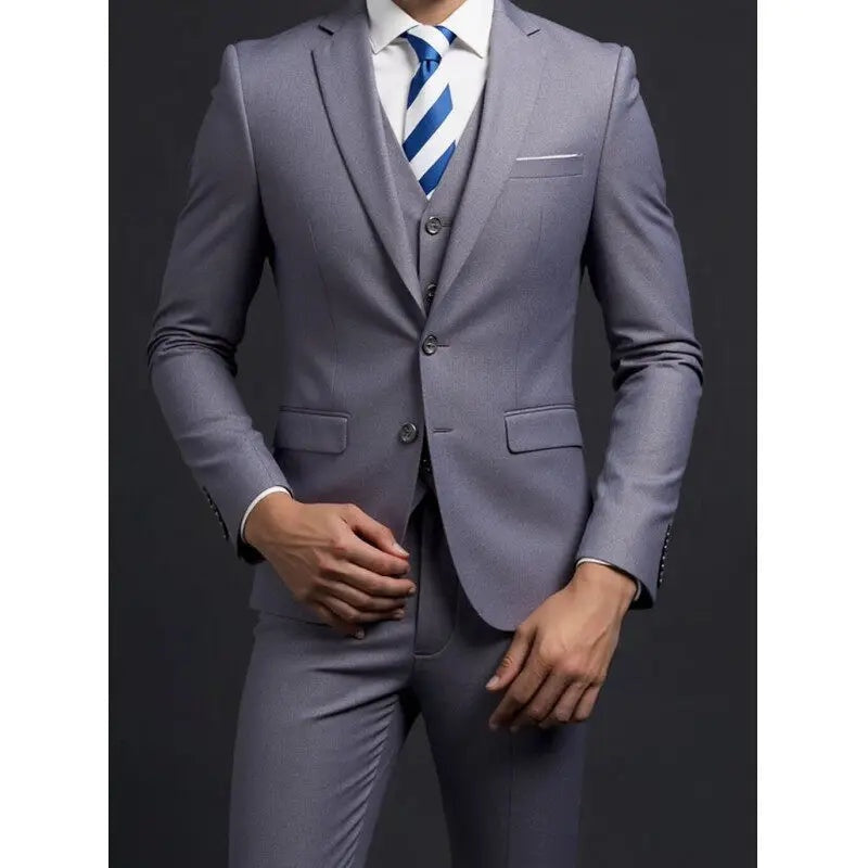 Rodrigo | Traje de Novio de Tres Piezas Slim Fit Hombre con Chaleco