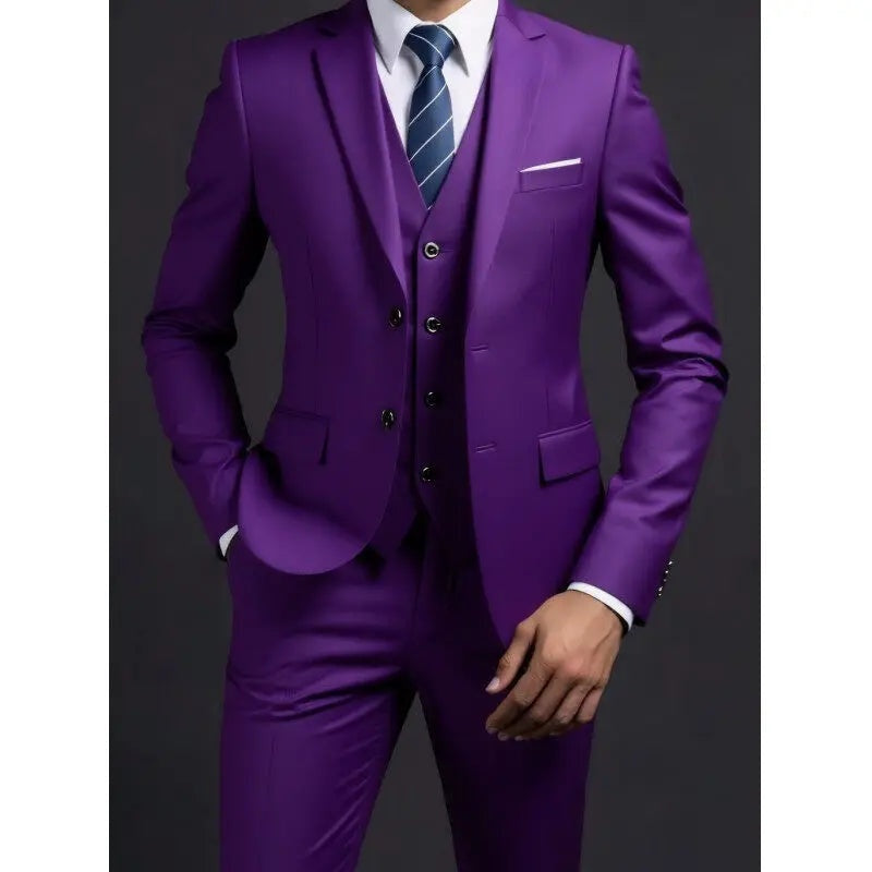 Rodrigo | Traje de Novio de Tres Piezas Slim Fit Hombre con Chaleco