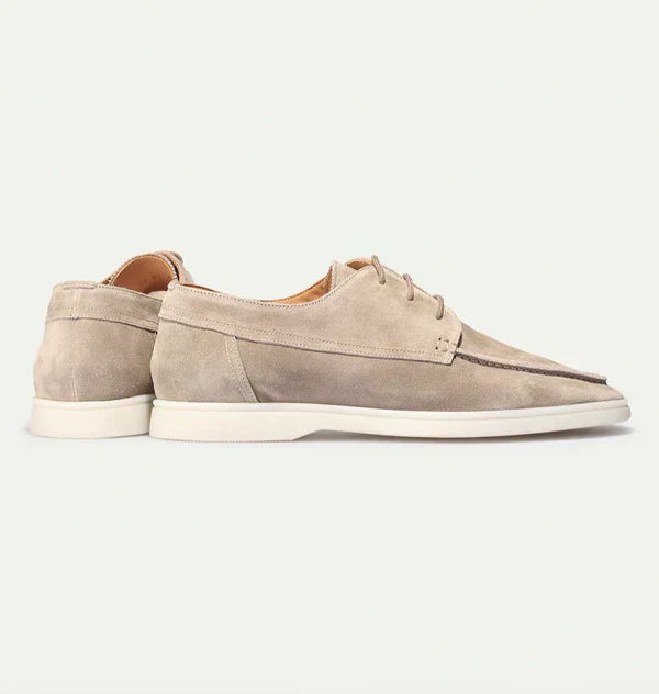 Rodrigo | Zapatos de Ante con Cordones Hombre Suela Blanca