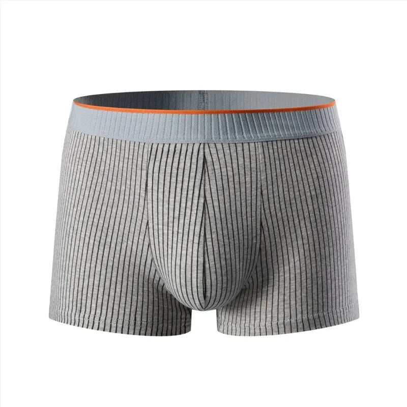 Rubén | Boxers de Algodón a Rayas Hombre Pack 4 Elásticos