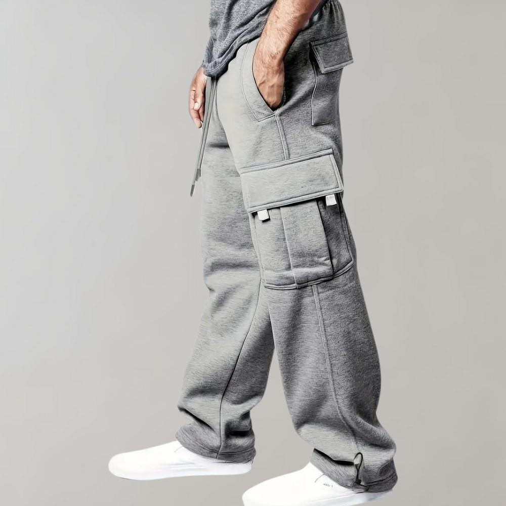 Rubén | Cargo Pants Jogger Hombre Cintura Elástica Multibolsillos