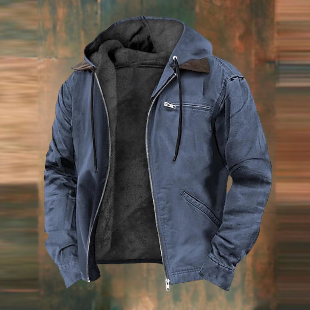 Rubén | Cazadora Hombre Invierno con Capucha Forro Polar