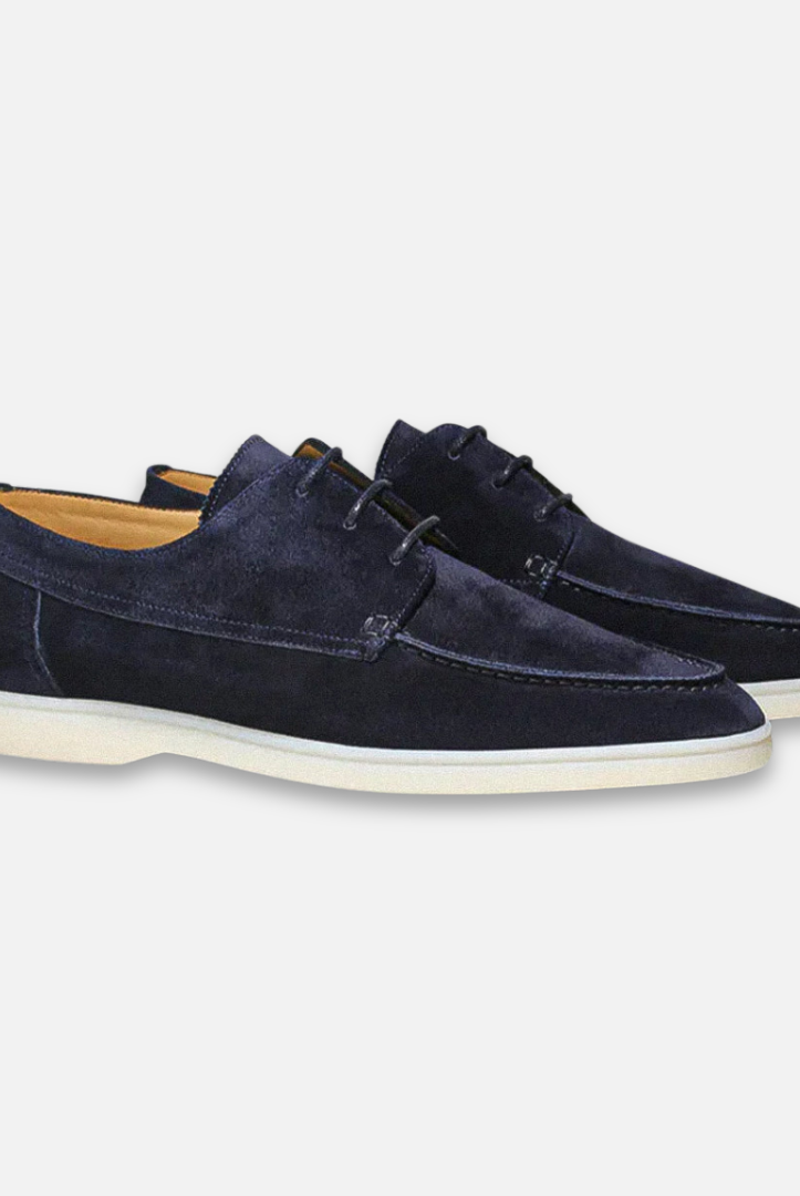 Rubén | Zapatos Derby de Ante Hombre Suela Plana